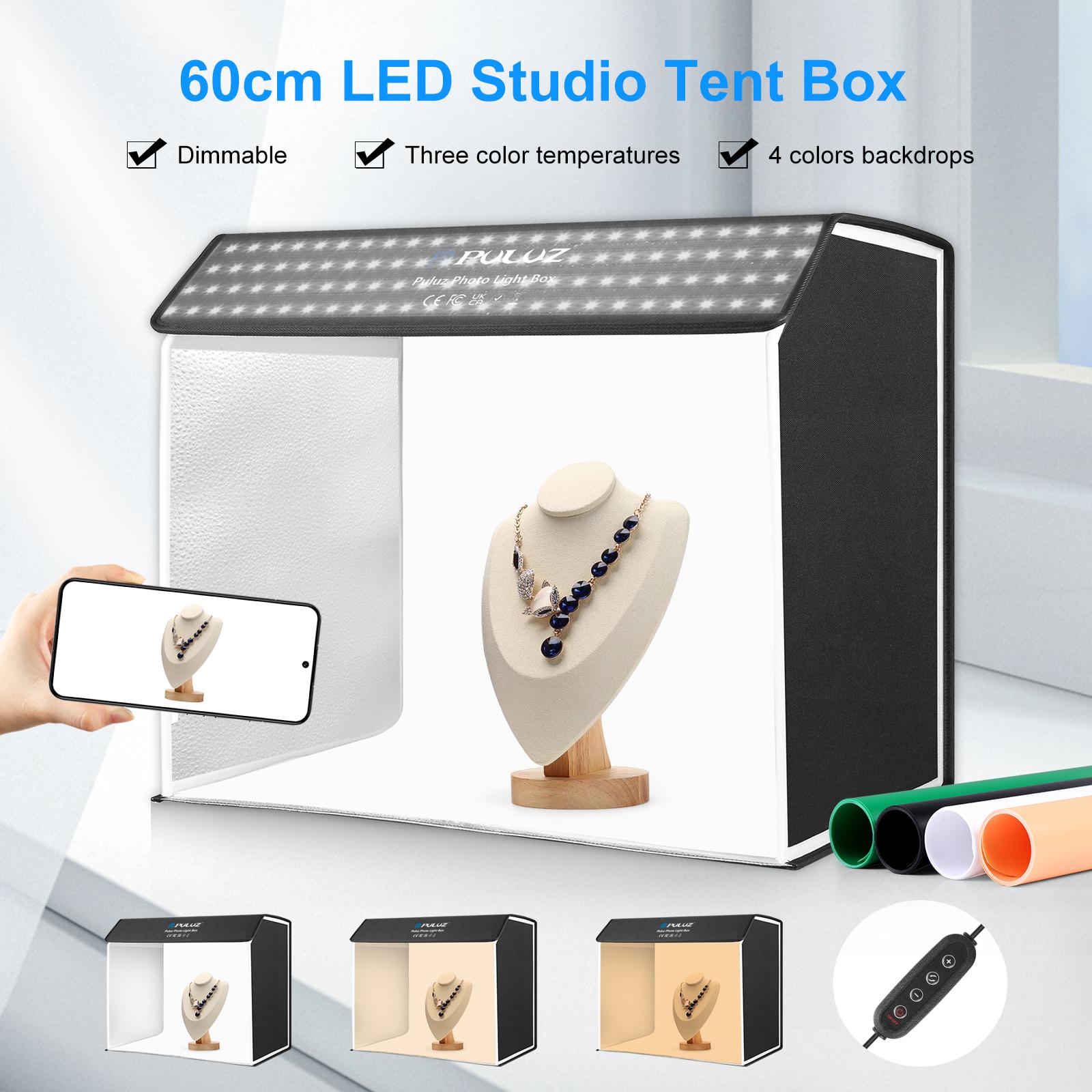 Photography Lighting And Backdrop Kits - PULUZ 60x40 cm Fotostudio Lichtbak Draagbare