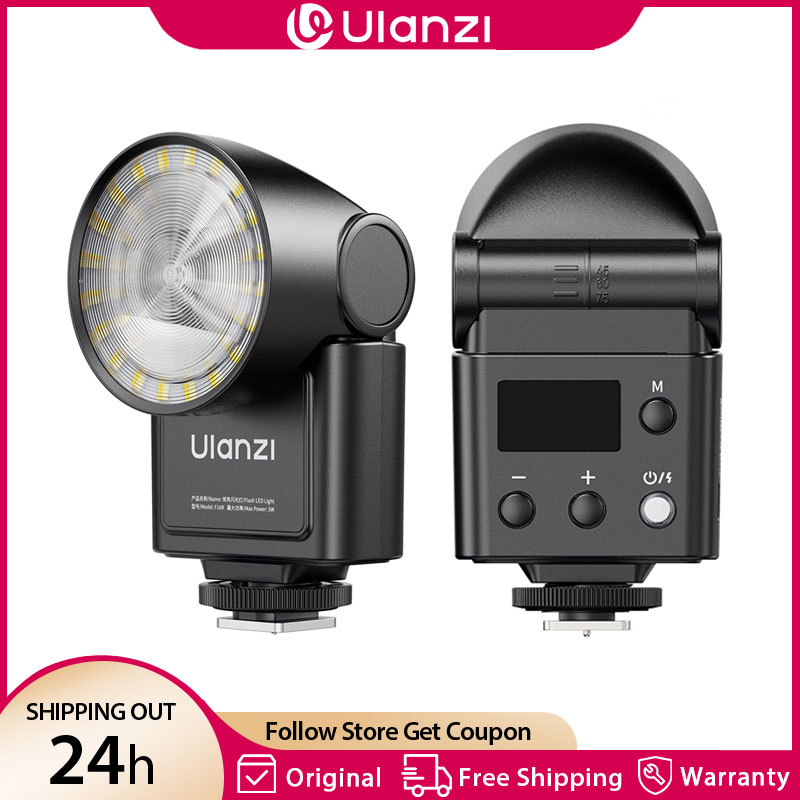 Canon Camera Eos R50 - Ulanzi F16R Cameraflits LED-lamp GN16 2500-6500K