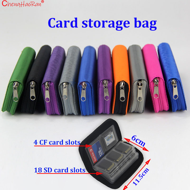 Photography Lighting Bag - 1PC 22-Slot Geheugenkaart Opbergtas voor CF/SD/Micro
