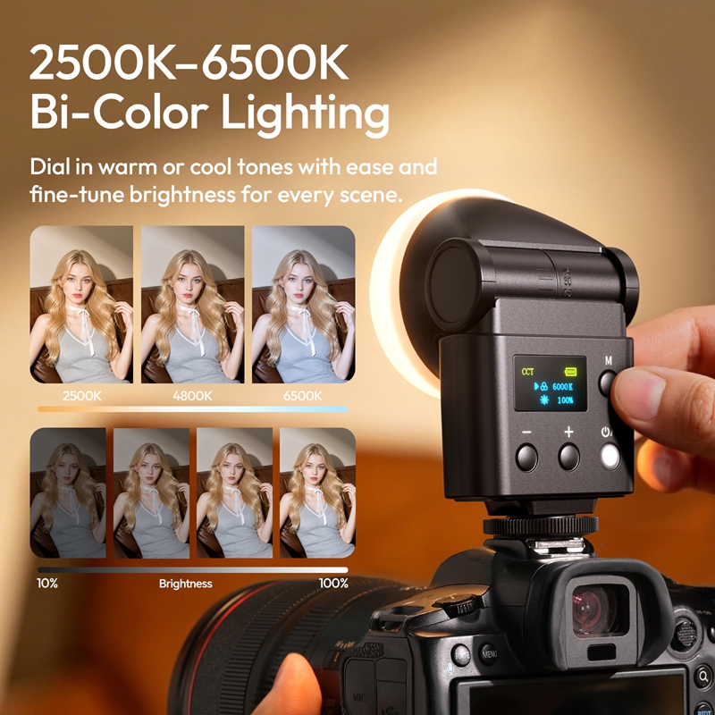 Ulanzi F16R Cameraflits LED-la - Canon Camera Eos R50 recensie en prijs