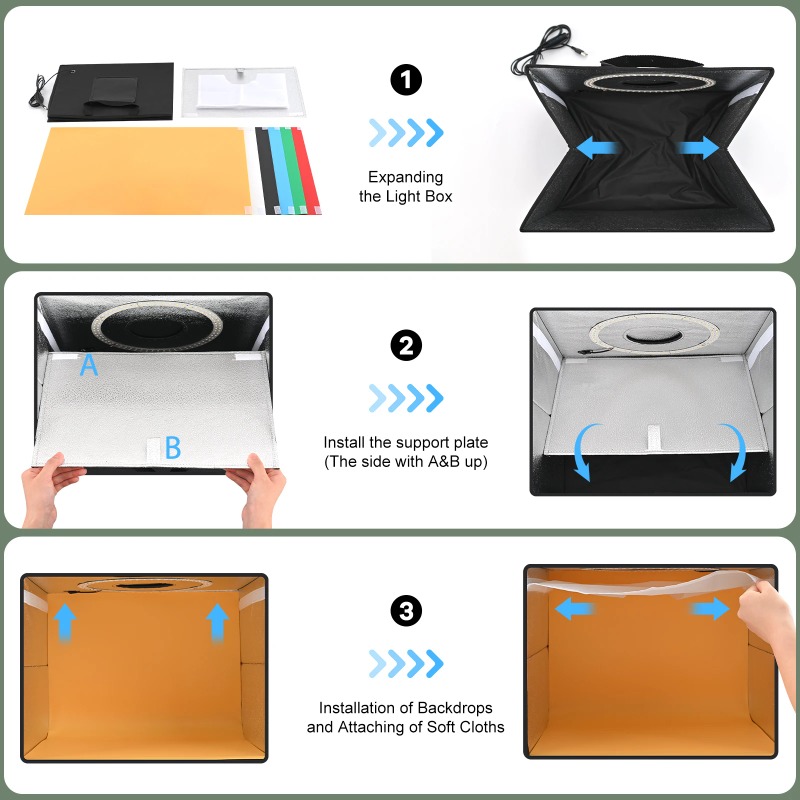 Lightdow Photo Studio Light Bo - Photography Lighting And Backdrop Kits recensie en prijs