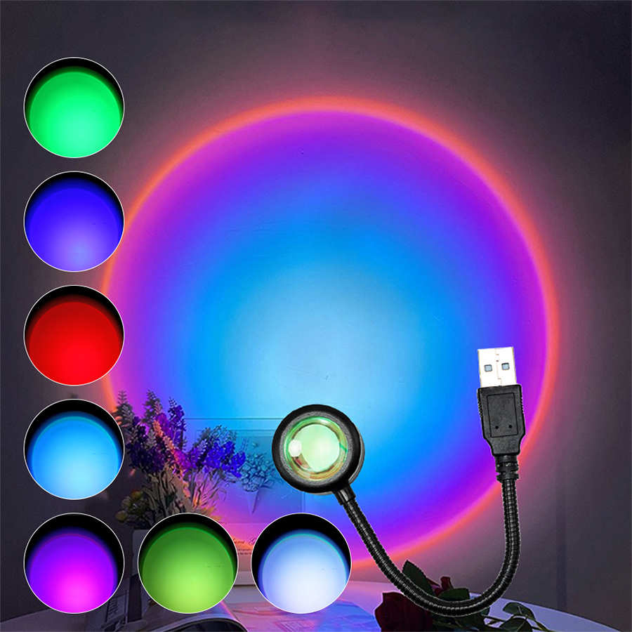 USB LED Zonsondergang Lamp Pro - Photography Lighting Diy recensie en prijs