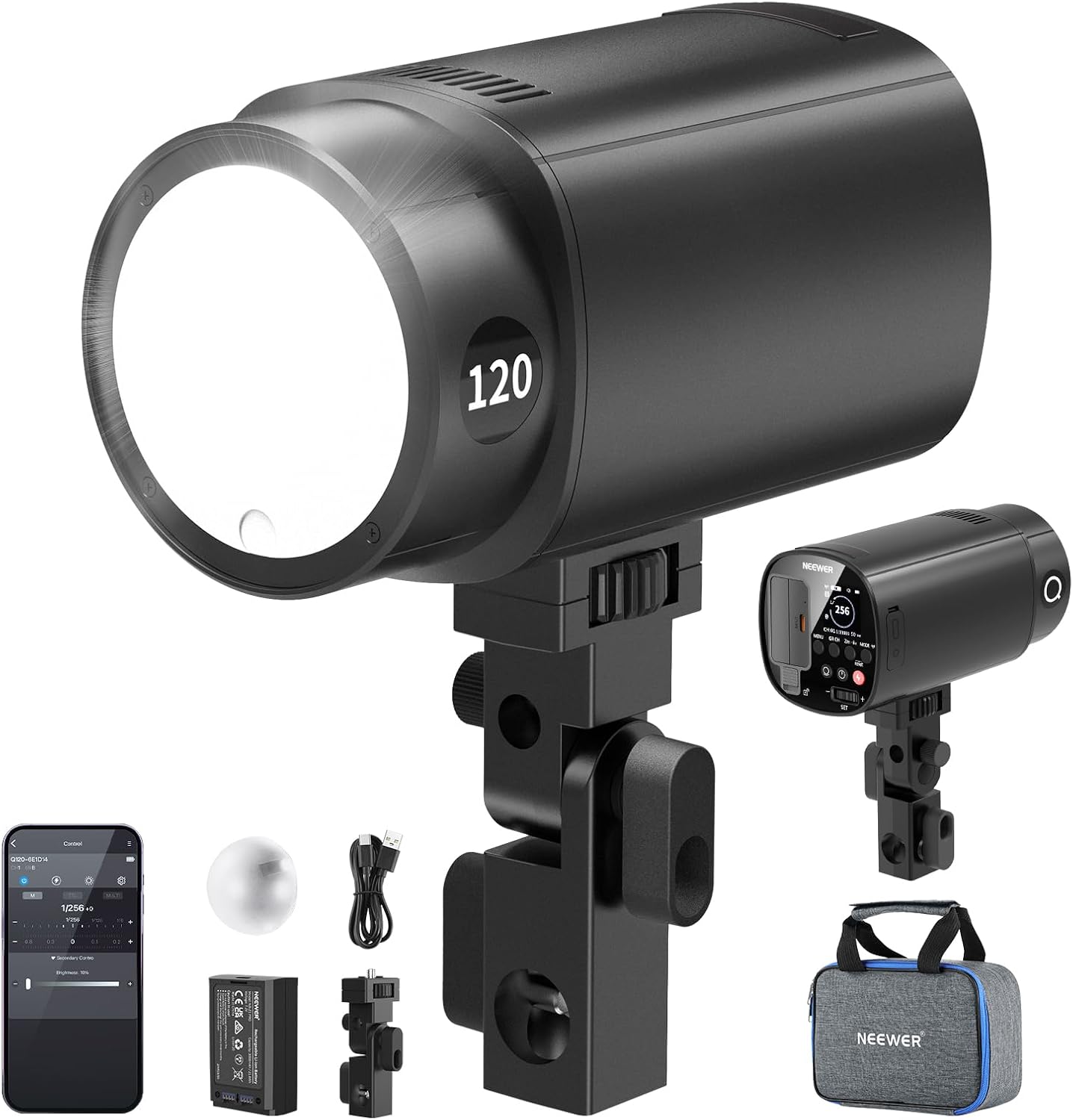 NEEWER Q120 120Ws 2.4G TTL Out - Portable Strobe Monolight recensie en prijs