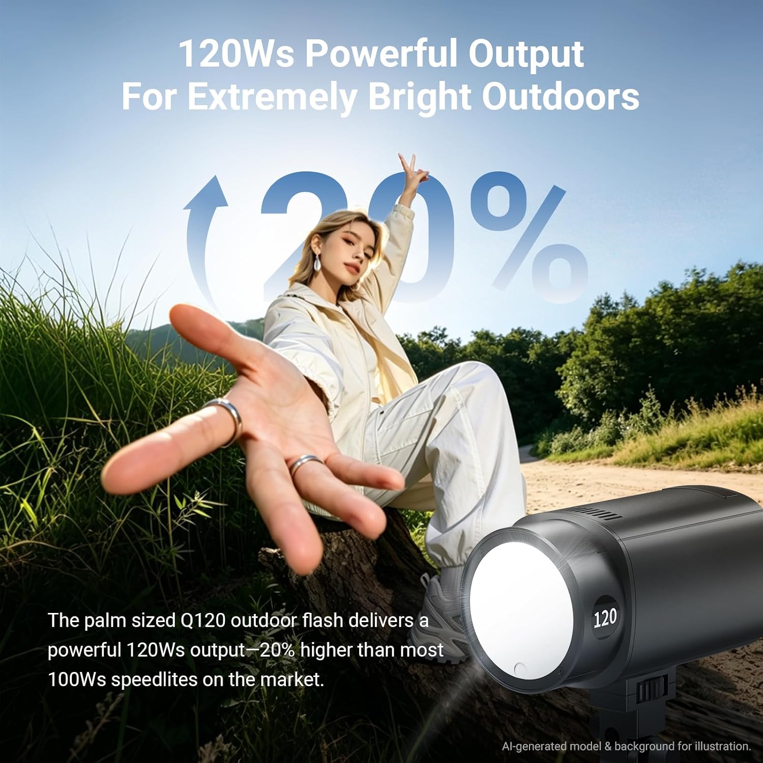 NEEWER Q120 120Ws 2.4G TTL Out - Portable Strobe Monolight recensie en prijs