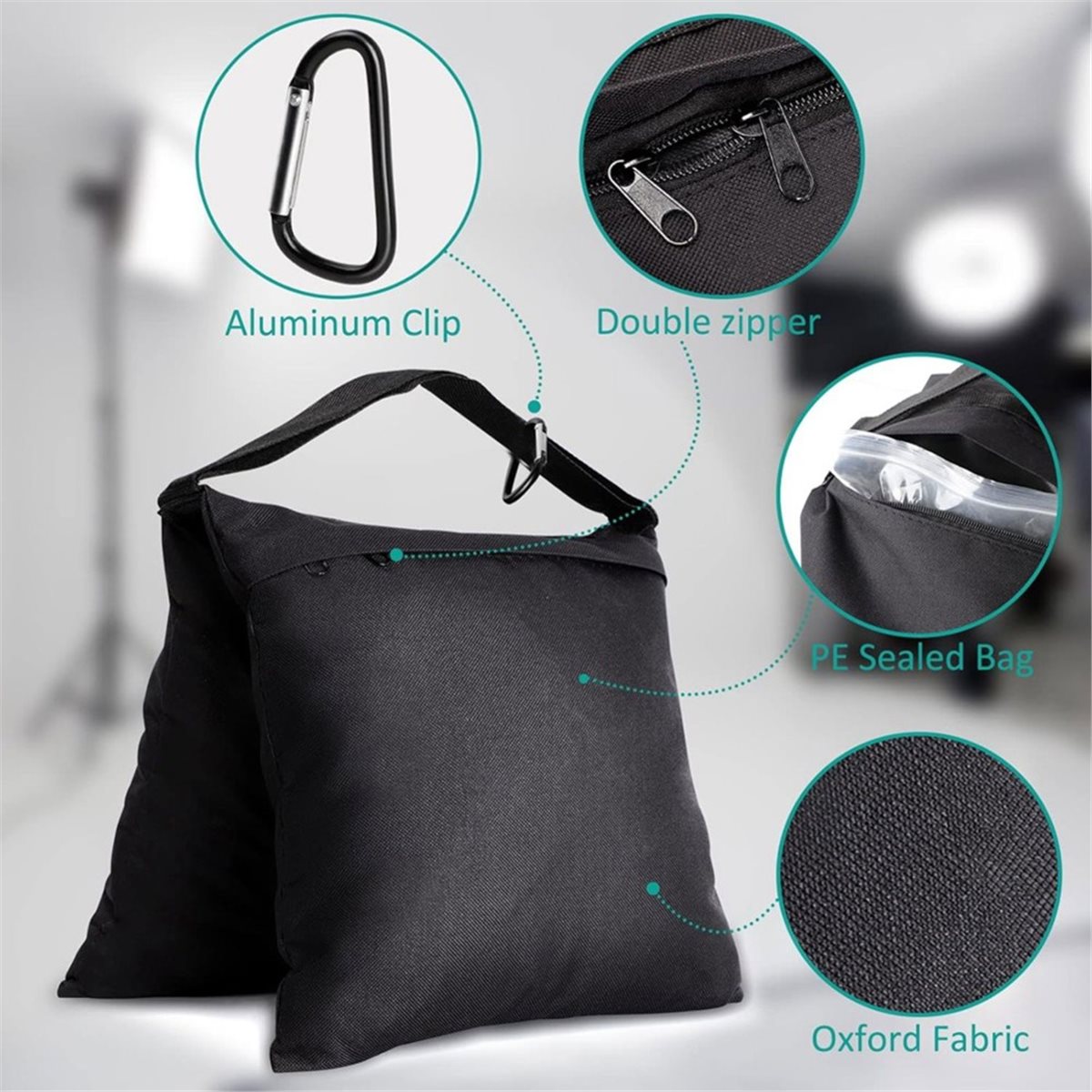 DT75BG 8-pack zandzakken, gewi - Photography Lighting Weight Bags recensie en prijs