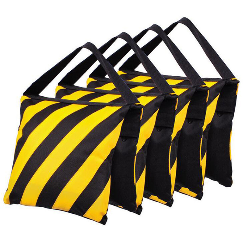 Nieuwe gewichtszak Geel en zwa - Photography Lighting Bag recensie en prijs