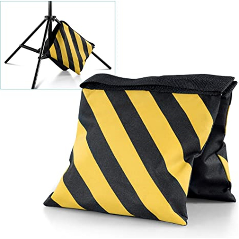 Nieuwe gewichtszak Geel en zwa - Photography Lighting Bag recensie en prijs