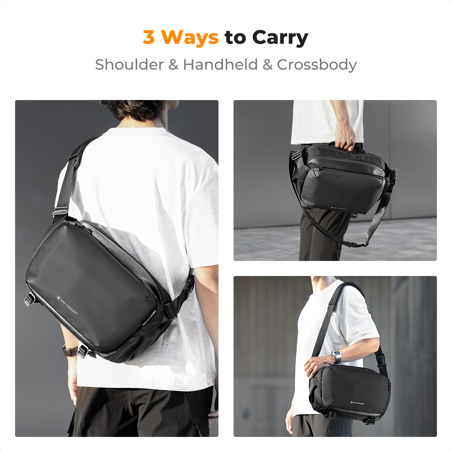 K&F CONCEPT 12L/10L Camera Sli - Photography Lighting Bag recensie en prijs