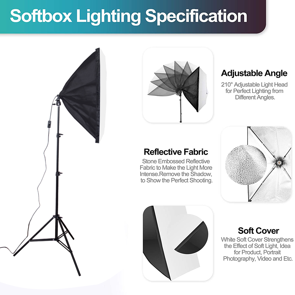 Kosteneffectieve fotostudio-ui - Photography Lighting And Backdrop Kits recensie en prijs