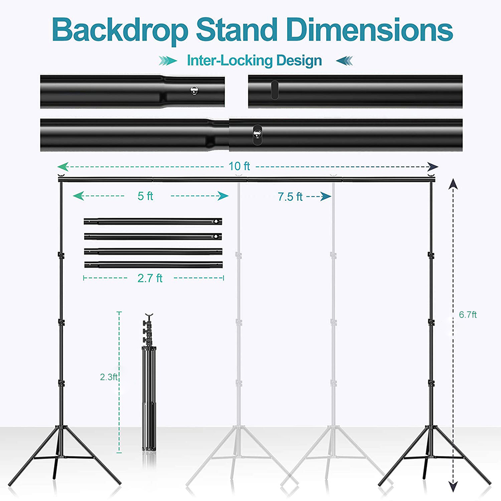Kosteneffectieve fotostudio-ui - Photography Lighting And Backdrop Kits recensie en prijs