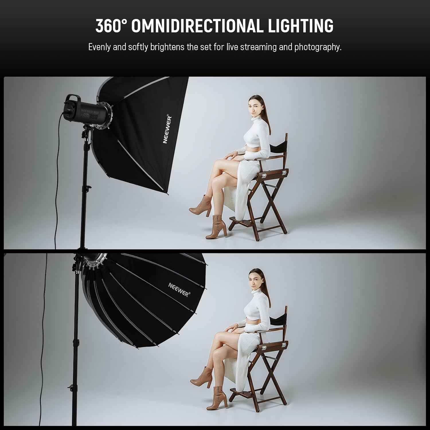 Parabolische softbox met Bowen - Photography Lighting Bag recensie en prijs