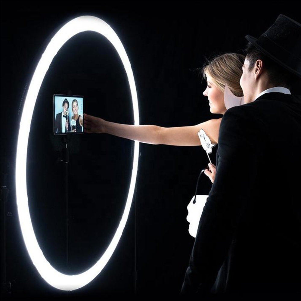 120W LED Ringlamp met draadbed - Lighting In Photography Studio recensie en prijs